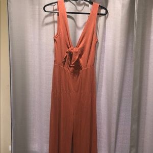 Burnt Orange Jumpsuit